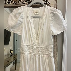 Anthropologie Beautiful White Maxi Dress Size XXS